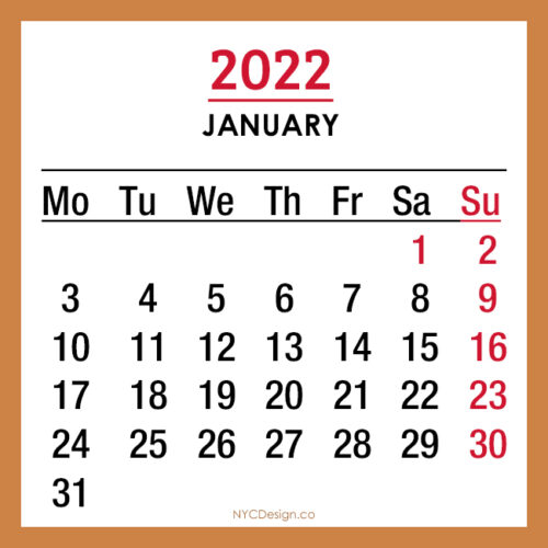 2022 December – Monthly Calendar, Planner, Printable Free – Sunday ...