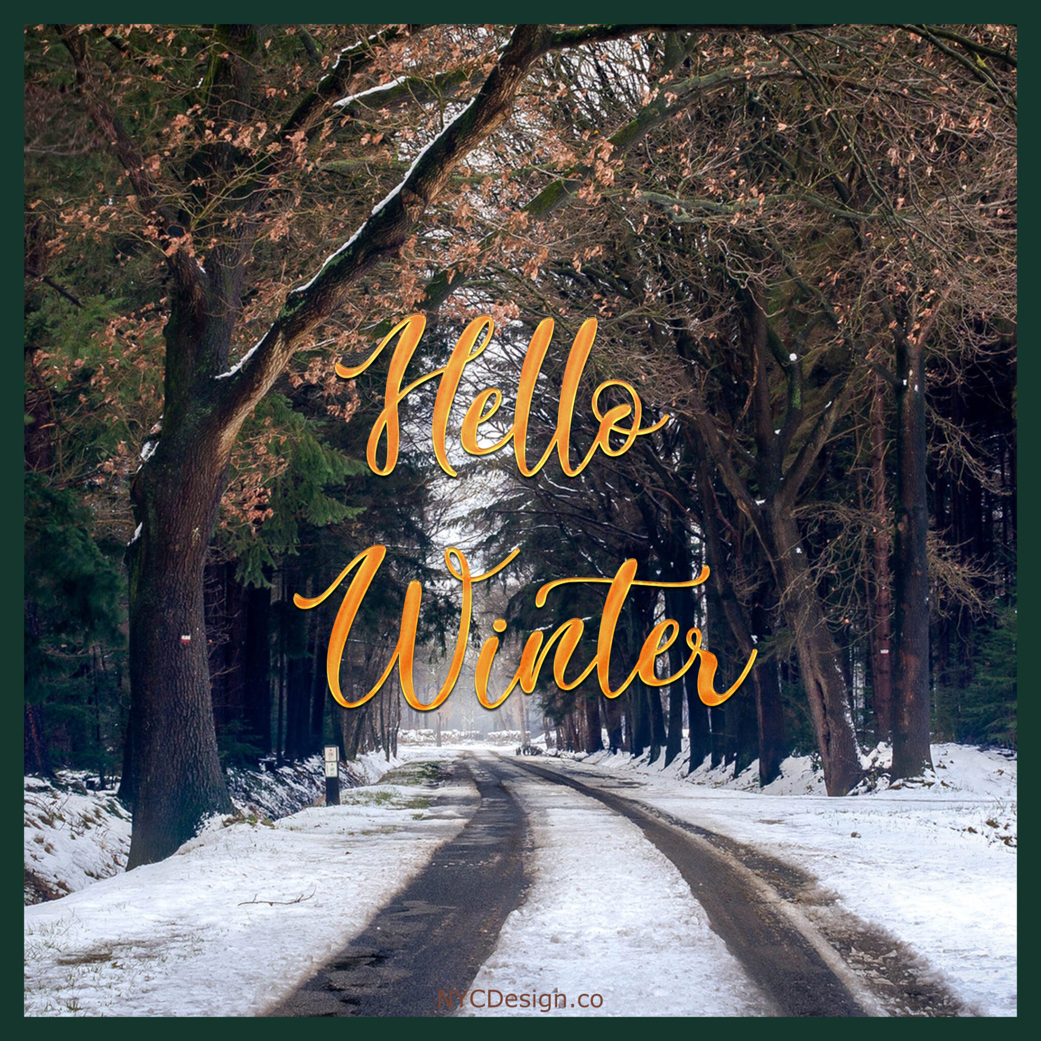 Hello Winter Images, Captions & Quotes – NYCDesign.co: Printable Things