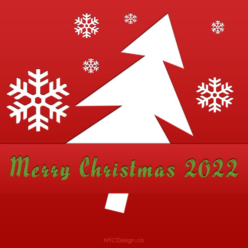 Christmas Card 2022, Merry Christmas Card, Free Printable – Silver